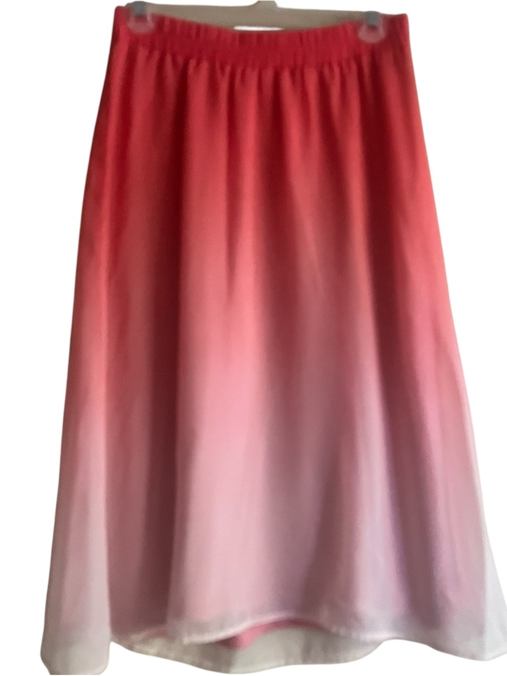 Old Navy Women's Ombre Pink Midi Skirt XS Spring Summer
